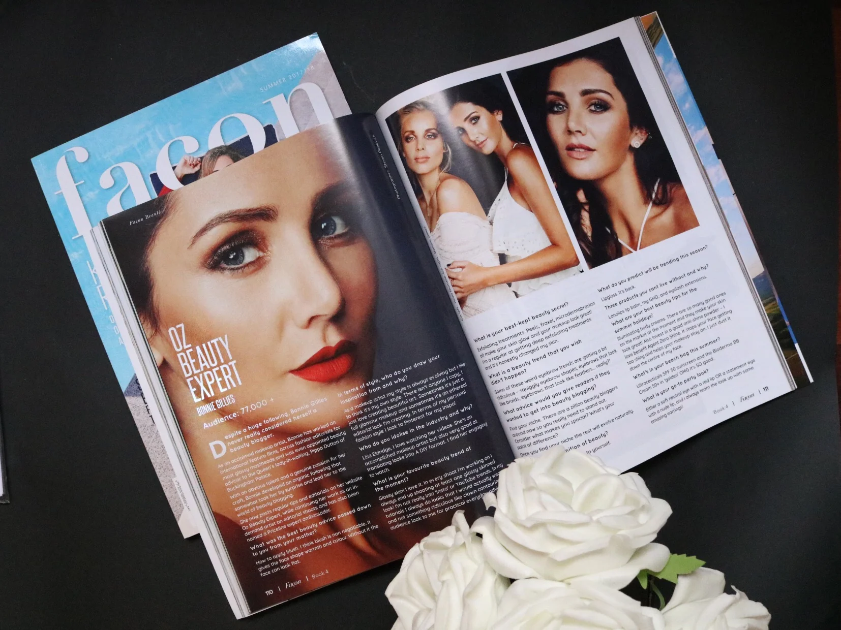 Editorial beauty by Bonnie Gillies
